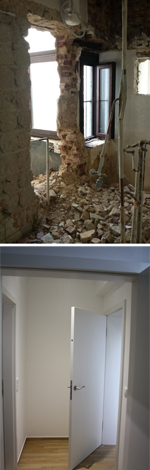 Wohnungs-Umbau in Mönchengladbach / Sanierung aus einer Hand