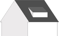 Schleppgaube / Dachformen